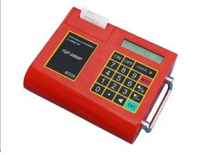 English Menu Portable ultrasonic Flow Meter with 3AAA Ni-H Battery